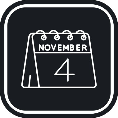 takvim tarihi Kasım simgesi