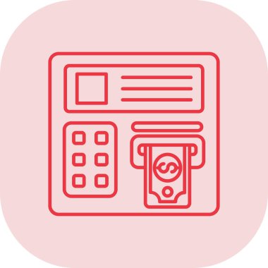 Kolayca düzenleyebilen veya düzenleyebilen Banka Vektörü simgesi