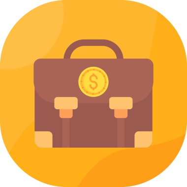 Çanta. Web simgesi düz tasarım