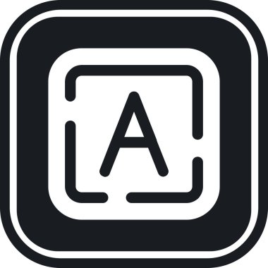 Modern bir simgenin vektör illüstrasyonu