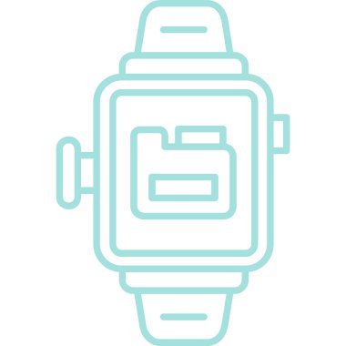 Akıllı saat. Basit resimleme