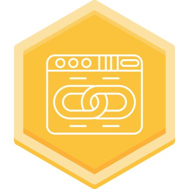 Modern bir simgenin vektör illüstrasyonu