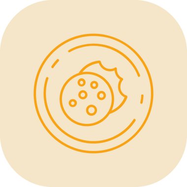 Gıda simgesinin vektör illüstrasyonu