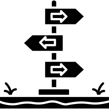 Siyah ve beyaz simgesinin vektör illüstrasyonu