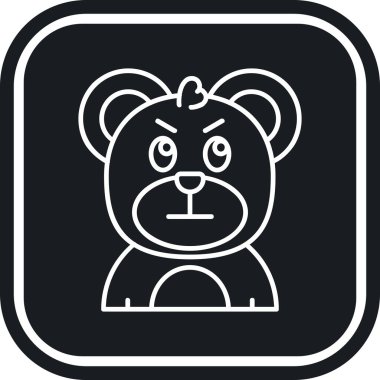 Ayı başı simgesi, basit biçim