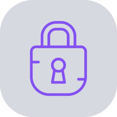 ikon vektör illüstrasyonunu kilitle