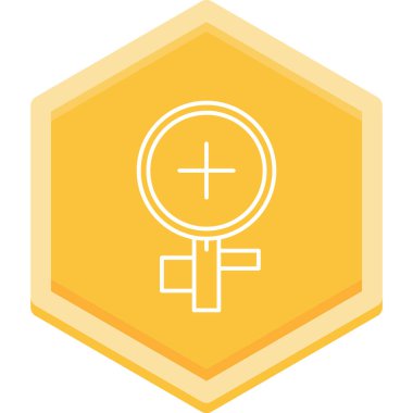 Rozet tarzında kadın cinsiyet simgesi