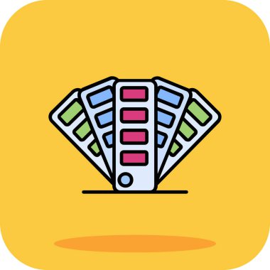 Bir binanın modern simgesinin vektör çizimi