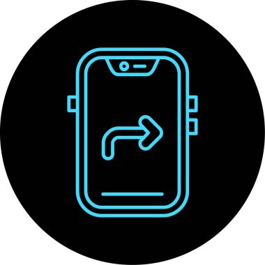 akıllı telefon simgesi vektör çizimi