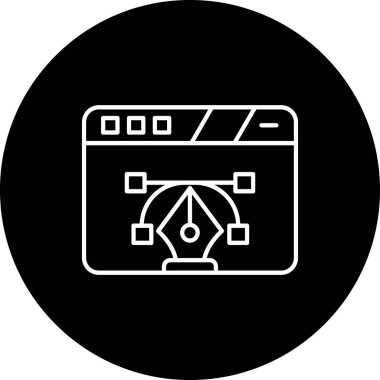 seo modern simgesinin vektör illüstrasyonu