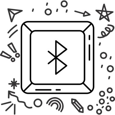 çalma düğmesi simgesi, vektör illüstrasyonu