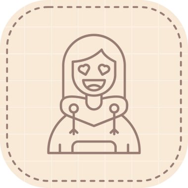 Maskeli bir kadının vektör çizimi