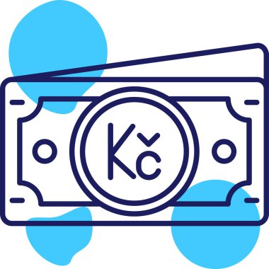 para birimi simgesi vektör çizim