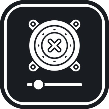 Bir gaz simgesinin vektör illüstrasyonu