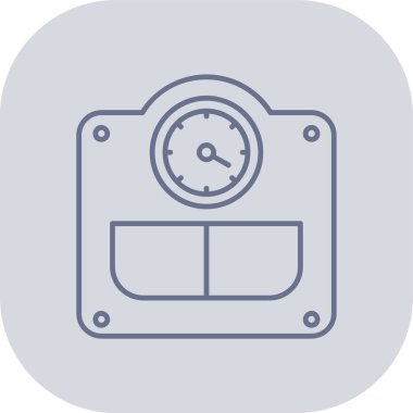 Teyp vektör simgesini ölçün, basit vektör illüstrasyonu