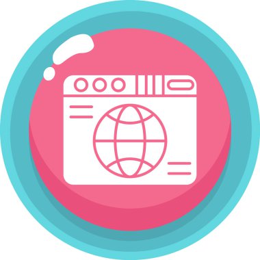 Mutfak sobası simgesinin vektör çizimi