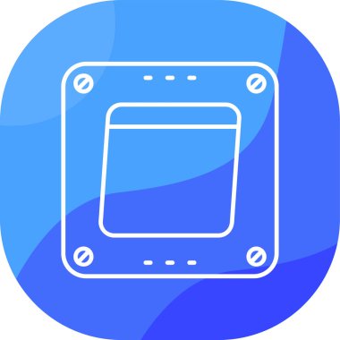 tarayıcı web simgesi, vektör illüstrasyonu