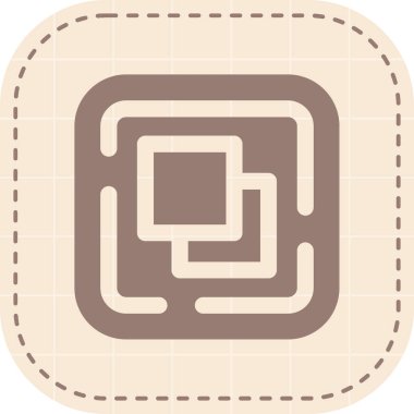 Modern b 'nin vektör illüstrasyonu eksik simgesi