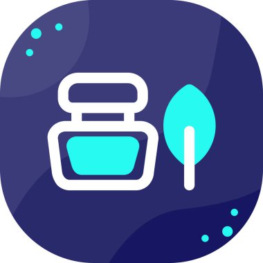 Krema. Web simgesi basit illüstrasyon