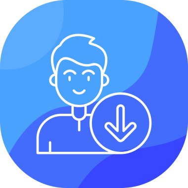 kullanıcı simgesi tasarımı, vektör illüstrasyonu