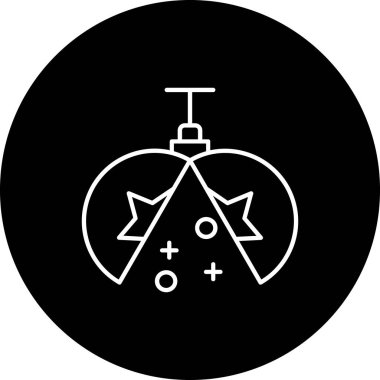 Bir ağaç simgesinin vektör illüstrasyonu