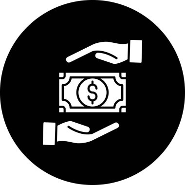 Para için. Web simgesi basit tasarım