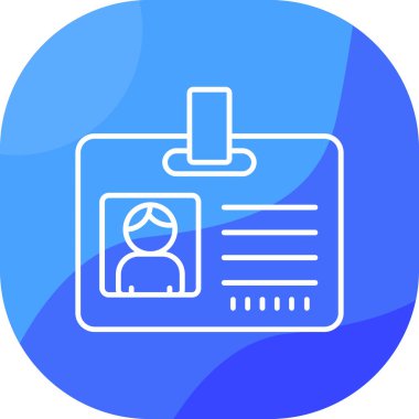 Rozet simgesi, basit vektör illüstrasyonu