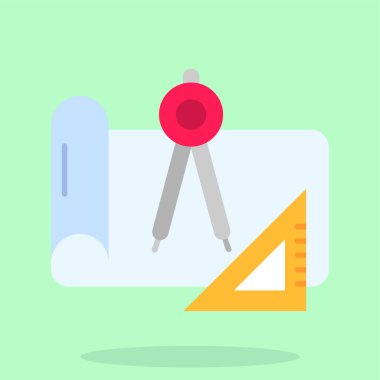 Beyaz arkaplanda gölgesi olan kameranın düz vektör simgesi