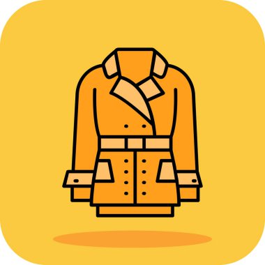 Moda tarzı izole edilmiş arkaplan simgesi