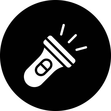 el feneri. Web simgesi basit illüstrasyon