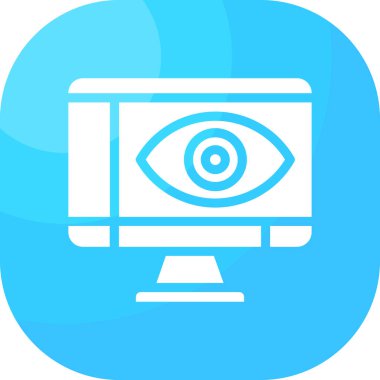 göz vektörü rengi modern simge