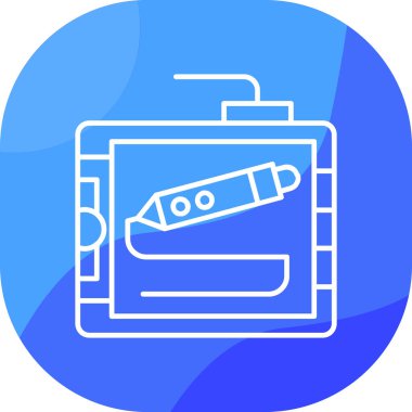 Boya simge vektör çizim