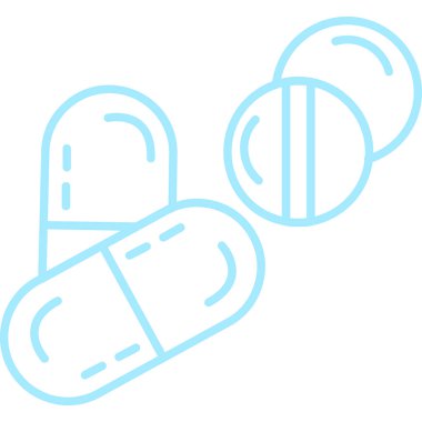 Hapları vektör satırı simgesi