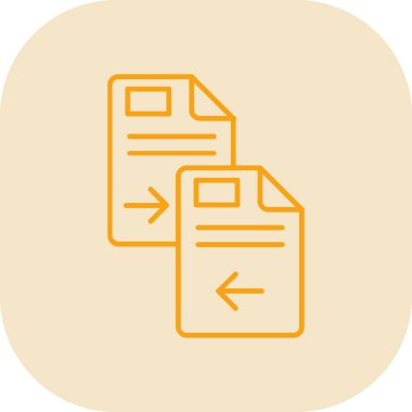 dosyaları web simgesi, vektör çizim