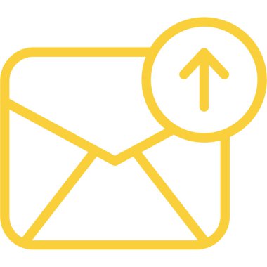 E- posta simgesi vektör illüstrasyonu