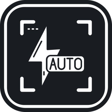 Modern oto tamir simgesinin vektör illüstrasyonu