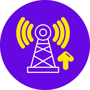 Radyo sinyalinin vektör çizimi