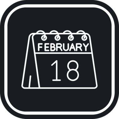 vektör Takvimi Simgesi illüstrasyonu