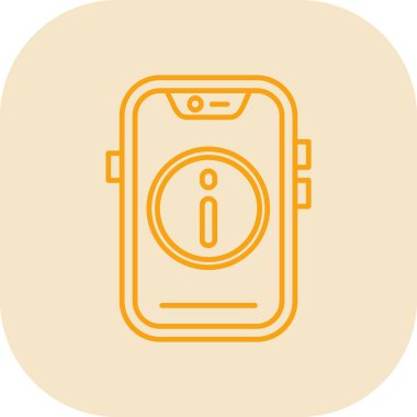 akıllı saat simge vektör illüstrasyonu