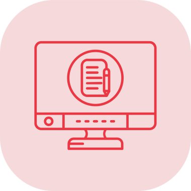 bilgisayar simgesi vektör illüstrasyonu