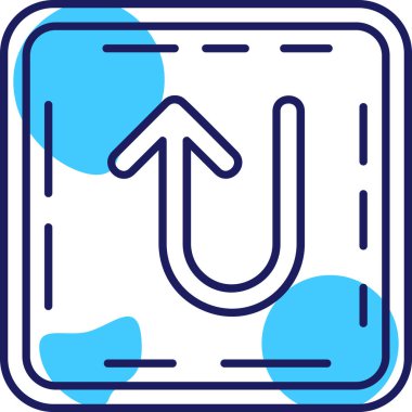 ok simgesi vektör illüstrasyonu