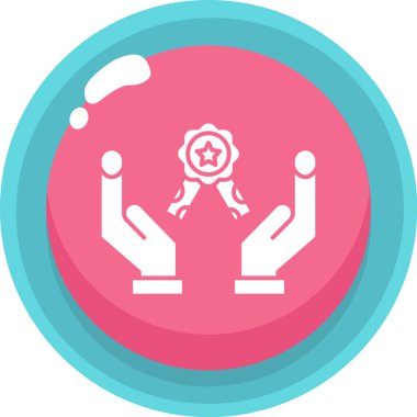 Ödül. Web simgesi basit illüstrasyon