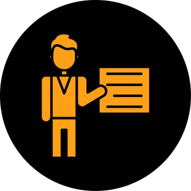 Seo ve teknoloji simgesinin vektör illüstrasyonu