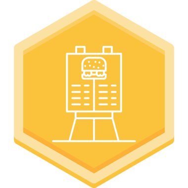 Modern simgenin vektör illüstrasyonu