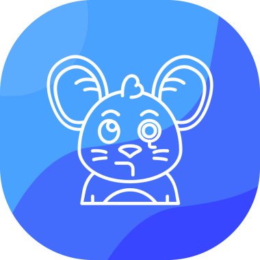 hayvan simgesi vektör illüstrasyonu