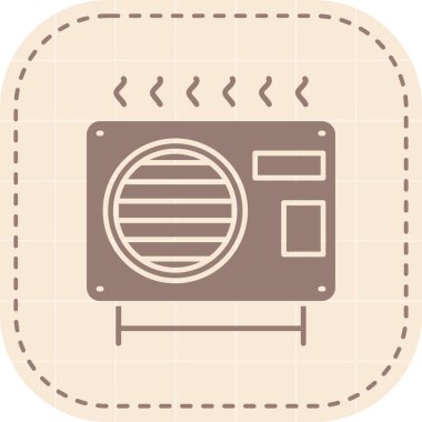 radyo simgesi vektör illüstrasyonu