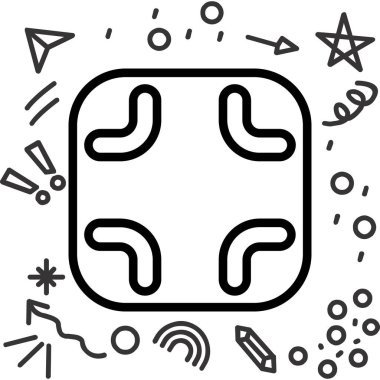 harita konumu gps simgesi