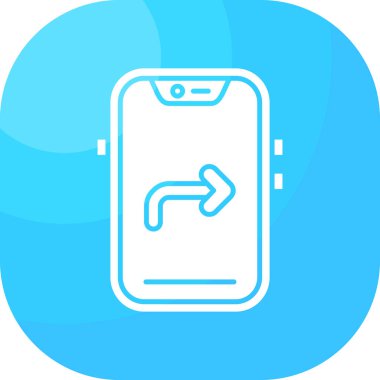 Smartphone Simgesi, vektör illüstrasyonu