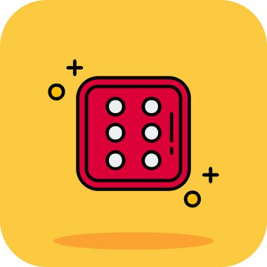 Kumarhane simgesi vektör illüstrasyonu