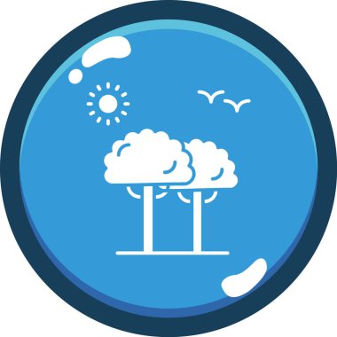 Modern simgenin vektör illüstrasyonu